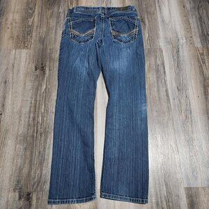 BKE Men's Blue and Navy Jeans